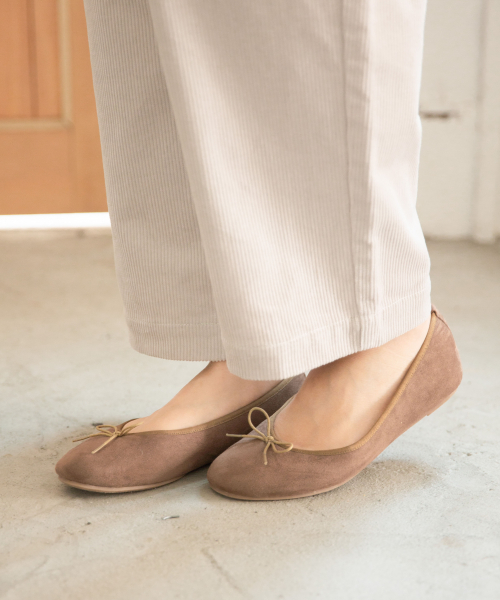 GLOBAL WORK（グローバルワーク）の「フワモコバレエ/841395（バレエシューズ・レディース・ブラック/ベージュ/イエロー系その他3・SMALL/MEDIUM/LARGE）」の3枚目の写真