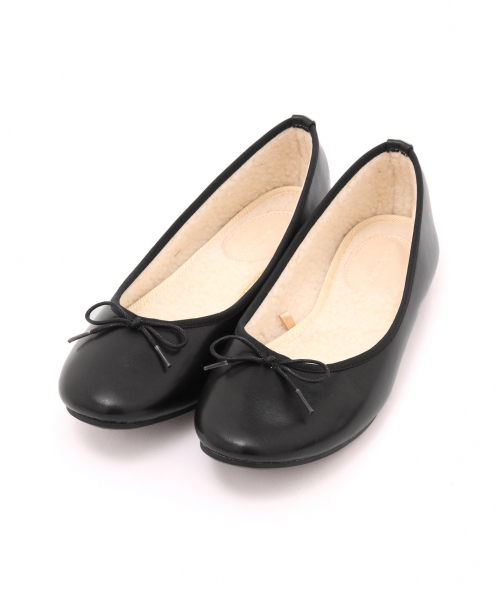 GLOBAL WORK（グローバルワーク）の「フワモコバレエ/841395（バレエシューズ・レディース・ブラック/ベージュ/イエロー系その他3・SMALL/MEDIUM/LARGE）」の2枚目の写真