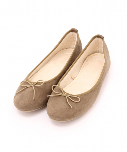 GLOBAL WORK（グローバルワーク）の「フワモコバレエ/841395（バレエシューズ・レディース・ブラック/ベージュ/イエロー系その他3・SMALL/MEDIUM/LARGE）」の5枚目の写真