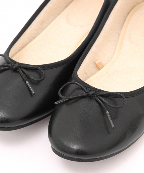 GLOBAL WORK（グローバルワーク）の「フワモコバレエ/841395（バレエシューズ・レディース・ブラック/ベージュ/イエロー系その他3・SMALL/MEDIUM/LARGE）」の6枚目の写真