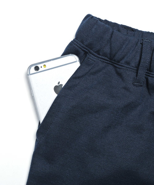 LUXSTYLE(ラグスタイル)の「ポンチテーパードパンツ(スウェットパンツ・メンズ・ブラック/ネイビー/杢グレー/チャコール・M/L/XL)」の12枚目の写真
