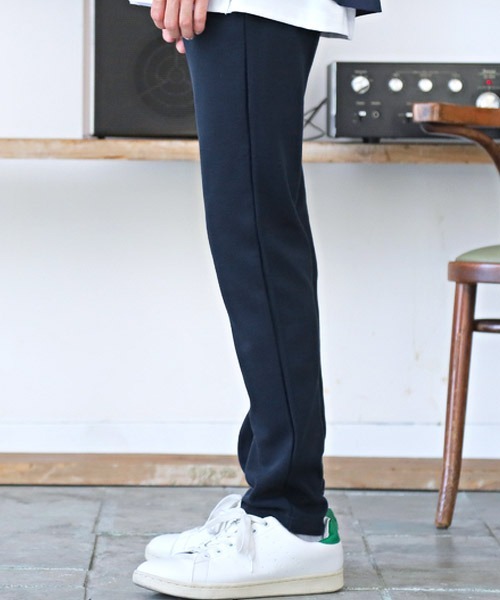 LUXSTYLE(ラグスタイル)の「ポンチテーパードパンツ(スウェットパンツ・メンズ・ブラック/ネイビー/杢グレー/チャコール・M/L/XL)」の17枚目の写真