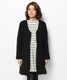 CIAOPANIC | 【Ciaopanic】Vネックノーカラーコート(ノーカラージャケット)