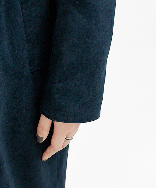 CIAOPANIC（チャオパニック）の「【Ciaopanic】Vネックノーカラーコート（ノーカラージャケット・レディース・オフホワイト/ベージュ/ネイビー/ブラック・FREE）」の6枚目の写真