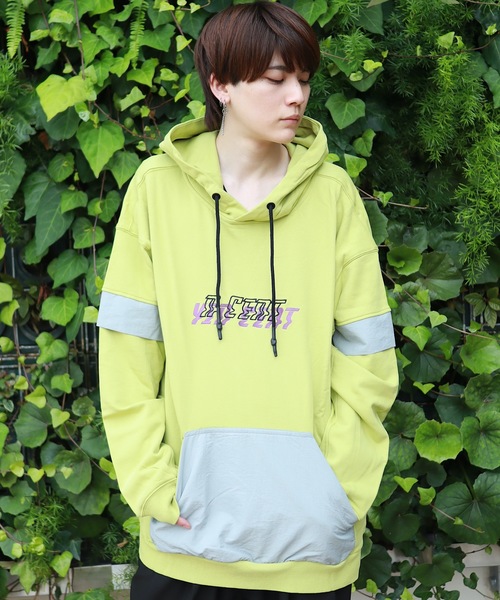 rovtski（ロフトスキー）の「D-VINCENT DESIGN CREW PARKA/デザインクルーネックスウェット トレーナー&パーカー（パーカー・メンズ・ホワイト系その他/ブラック系その他/グレー系その他/グリーン系その他/ホワイト系その他2/ホワイト系その他3/ブラック系その他3/グリーン系その他2/ブラック系その他2・FREE）」の9枚目の写真