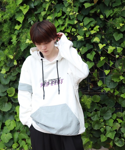 rovtski（ロフトスキー）の「D-VINCENT DESIGN CREW PARKA/デザインクルーネックスウェット トレーナー&パーカー（パーカー・メンズ・ホワイト系その他/ブラック系その他/グレー系その他/グリーン系その他/ホワイト系その他2/ホワイト系その他3/ブラック系その他3/グリーン系その他2/ブラック系その他2・FREE）」の18枚目の写真