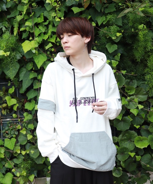 rovtski（ロフトスキー）の「D-VINCENT DESIGN CREW PARKA/デザインクルーネックスウェット トレーナー&パーカー（パーカー・メンズ・ホワイト系その他/ブラック系その他/グレー系その他/グリーン系その他/ホワイト系その他2/ホワイト系その他3/ブラック系その他3/グリーン系その他2/ブラック系その他2・FREE）」の17枚目の写真