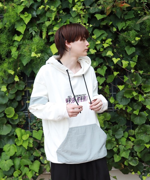rovtski（ロフトスキー）の「D-VINCENT DESIGN CREW PARKA/デザインクルーネックスウェット トレーナー&パーカー（パーカー・メンズ・ホワイト系その他/ブラック系その他/グレー系その他/グリーン系その他/ホワイト系その他2/ホワイト系その他3/ブラック系その他3/グリーン系その他2/ブラック系その他2・FREE）」の16枚目の写真