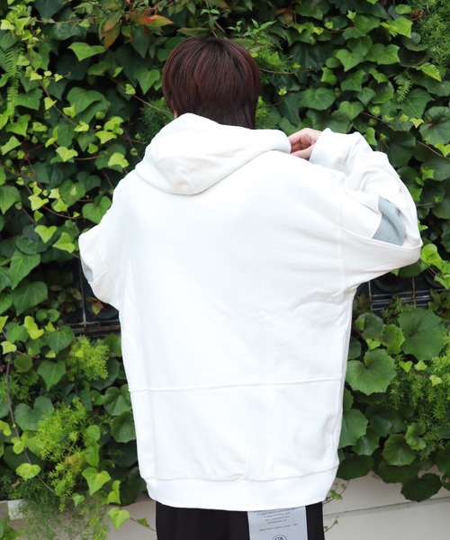 rovtski（ロフトスキー）の「D-VINCENT DESIGN CREW PARKA/デザインクルーネックスウェット トレーナー&パーカー（パーカー・メンズ・ホワイト系その他/ブラック系その他/グレー系その他/グリーン系その他/ホワイト系その他2/ホワイト系その他3/ブラック系その他3/グリーン系その他2/ブラック系その他2・FREE）」の14枚目の写真
