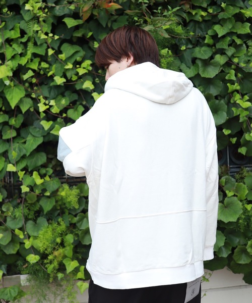 rovtski（ロフトスキー）の「D-VINCENT DESIGN CREW PARKA/デザインクルーネックスウェット トレーナー&パーカー（パーカー・メンズ・ホワイト系その他/ブラック系その他/グレー系その他/グリーン系その他/ホワイト系その他2/ホワイト系その他3/ブラック系その他3/グリーン系その他2/ブラック系その他2・FREE）」の13枚目の写真