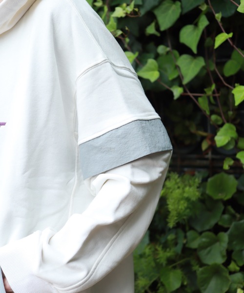 rovtski（ロフトスキー）の「D-VINCENT DESIGN CREW PARKA/デザインクルーネックスウェット トレーナー&パーカー（パーカー・メンズ・ホワイト系その他/ブラック系その他/グレー系その他/グリーン系その他/ホワイト系その他2/ホワイト系その他3/ブラック系その他3/グリーン系その他2/ブラック系その他2・FREE）」の10枚目の写真