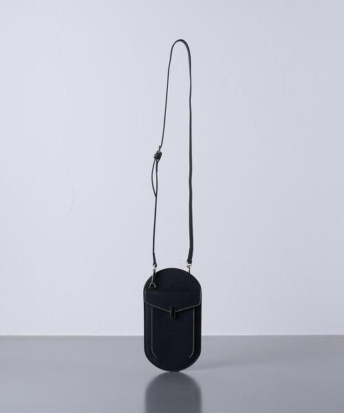 UNITED ARROWS（ユナイテッドアローズ）の「UWSC オーバル ガジェットケース ②（その他小物・レディース・ベージュ/ネイビー/オフホワイト・FREE）」の3枚目の写真