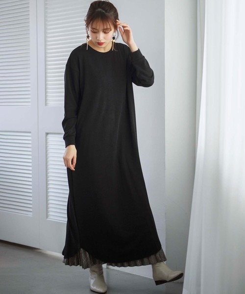 GeeRA（ジーラ）の「３ｗａｙボタンロングワンピース（シャツワンピース・レディース・ブラウン/ブラック・LARGE/MEDIUM）」の15枚目の写真