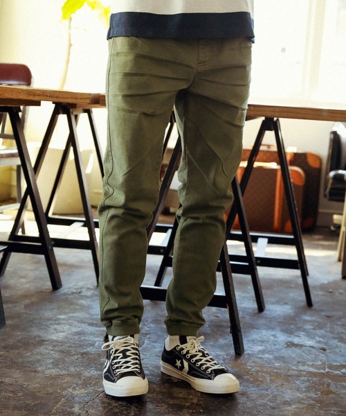 BAYFLOW（ベイフロー）の「カツラギジョグパンツ（その他パンツ・メンズ・ベージュ/カーキ/オフホワイト/チャコール・SMALL/MEDIUM/LARGE）」の4枚目の写真