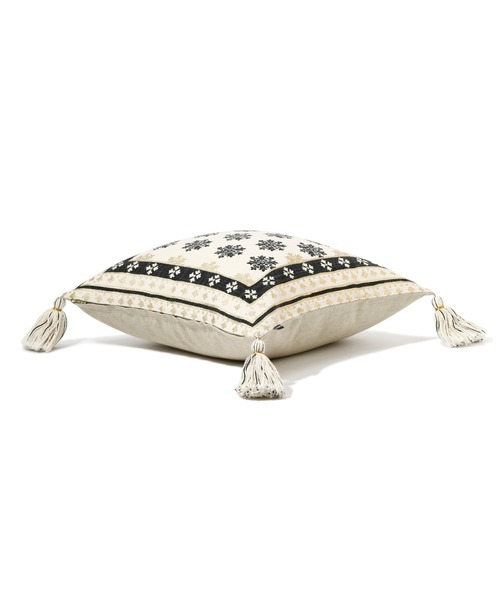 Francfranc（フランフラン）の「クッションカバー 450×450 ネイビー（20SS－007）（クッション/クッションカバー・レディース・ネイビー・FREE）」の2枚目の写真