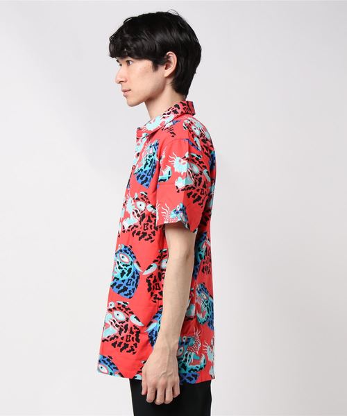 Hurley (ハーレー)の「M SUMATRA SS/ハーレー メンズ 半袖プリントシャツ(シャツ/ブラウス・メンズ・オレンジ系その他・MEDIUM/LARGE/SMALL)」の2枚目の写真