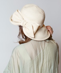 カシラ  リボンブリュレ　麦わら帽子 CA4LA（カシラ）の「ブリュレPB（ハット）」 - WEAR