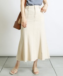 natural couture | マーメイドフレアデニムスカート(デニムスカート)