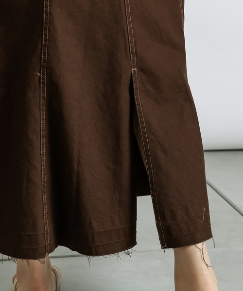 natural couture（ナチュラルクチュール）の「マーメイドフレアデニムスカート（デニムスカート・レディース・オフホワイト/ブラウン/ブルー/インディゴブルー・FREE）」の7枚目の写真