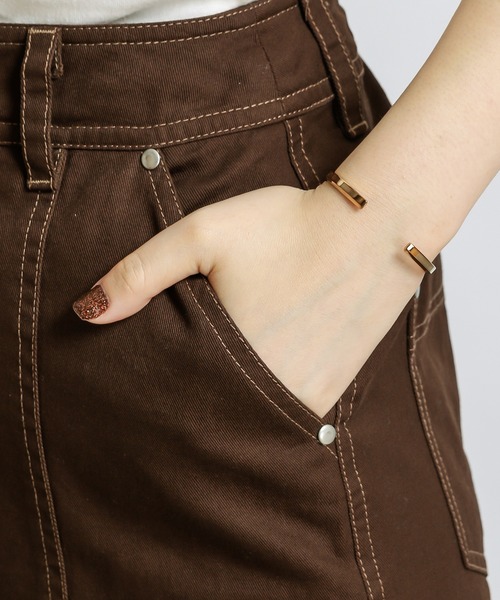 natural couture（ナチュラルクチュール）の「マーメイドフレアデニムスカート（デニムスカート・レディース・オフホワイト/ブラウン/ブルー/インディゴブルー・FREE）」の11枚目の写真