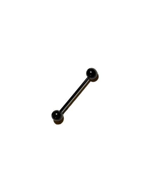 MORPH(モルフ)の「MORPH モルフ バーベルボディーピアス 16ゲージ 6mm~18mm(ピアス(片耳用)・メンズ・ブラック・20/22/24/26/28)」の3枚目の写真