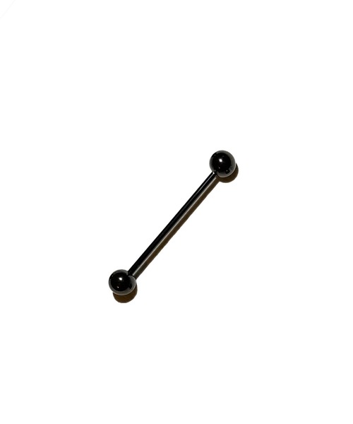 MORPH(モルフ)の「MORPH モルフ バーベルボディーピアス 16ゲージ 6mm~18mm(ピアス(片耳用)・メンズ・ブラック・20/22/24/26/28)」の4枚目の写真