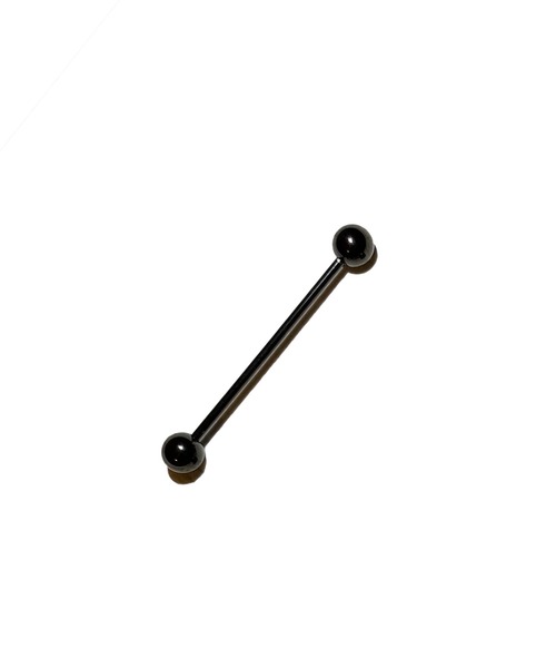 MORPH(モルフ)の「MORPH モルフ バーベルボディーピアス 16ゲージ 6mm~18mm(ピアス(片耳用)・メンズ・ブラック・20/22/24/26/28)」の5枚目の写真