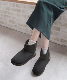 minky me!（ミンキーミー）の「もこもこ撥水ムートンブーツショート丈（ブーツ）」