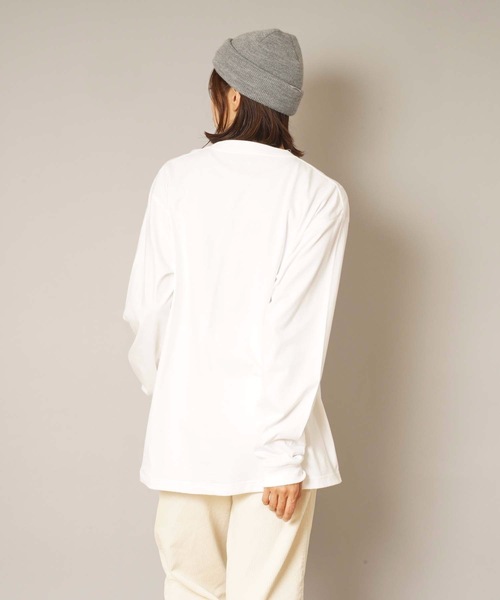 HANES(ヘインズ)の「【HANES/ヘインズ】BEEFY L/S POCK-TEE H5196 ビーフィー ポケット付き ロンT 無地 ユニセックス(Tシャツ/カットソー・メンズ・ホワイト/ブラック/ネイビー/グレー/チャコールグレー・MEDIUM/X-LARGE/LARGE/SMALL/X-SMALL)」の10枚目の写真
