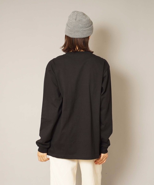 HANES(ヘインズ)の「【HANES/ヘインズ】BEEFY L/S POCK-TEE H5196 ビーフィー ポケット付き ロンT 無地 ユニセックス(Tシャツ/カットソー・メンズ・ホワイト/ブラック/ネイビー/グレー/チャコールグレー・MEDIUM/X-LARGE/LARGE/SMALL/X-SMALL)」の16枚目の写真