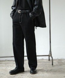 NILWAY | 12オンスセンタープレスストレートデニムパンツ【ヘビーウェイト】(デニムパンツ)