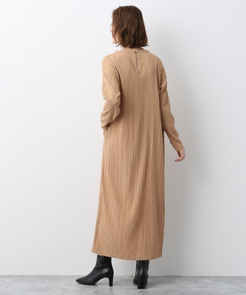 A part by（アパートバイ）の「TRPUシボシボルーズワンピース　920471（ワンピース・レディース・アイボリー/オレンジ系その他4/カーキ・FREE）」の6枚目の写真