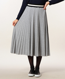 ROSE BUD | 【GLITTER掲載】S-LCTB-14203 PLEATED LONG SKIRT(スカート)