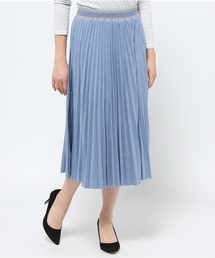 ROSE BUD | 【GLITTER掲載】S-LCTB-14203 PLEATED LONG SKIRT(スカート)