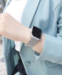 SBG（エスビー）の「Apple Watch Band / アップルウォッチ ステンレス メッシュバンド / SBG（デジタル腕時計・メンズ）」