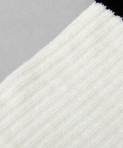 UNIVERSAL OVERALL（ユニバーサルオーバーオール）の「UNIVERSAL OVERALL / ユニバーサルオーバーオール / ライン クルーソックス / スニーカーソックス（ソックス/靴下・メンズ・ホワイト系その他/ホワイト系その他2/ホワイト系その他3・FREE）」の9枚目の写真