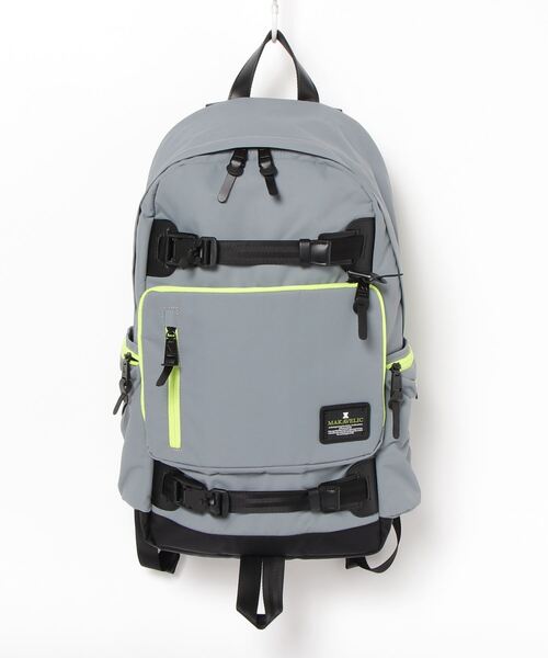MAKAVELIC(マキャベリック)の「【MAKAVELIC】JADE B.U. BACKPACK EVOLUTION(バックパック/リュック・メンズ・グレー・FREE)」の1枚目の写真