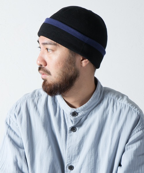 RACAL(ラカル)の「Reversible HG Knit Watch / リバーシブルホールガーメントニットワッチ(ニットキャップ/ビーニー・メンズ・ベージュ/ピンク/ネイビー/グレー/オリーブ・FREE)」の4枚目の写真