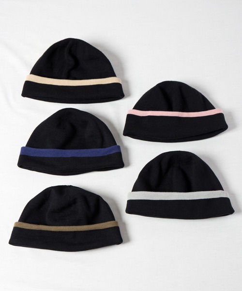 RACAL(ラカル)の「Reversible HG Knit Watch / リバーシブルホールガーメントニットワッチ(ニットキャップ/ビーニー・メンズ・ベージュ/ピンク/ネイビー/グレー/オリーブ・FREE)」の9枚目の写真