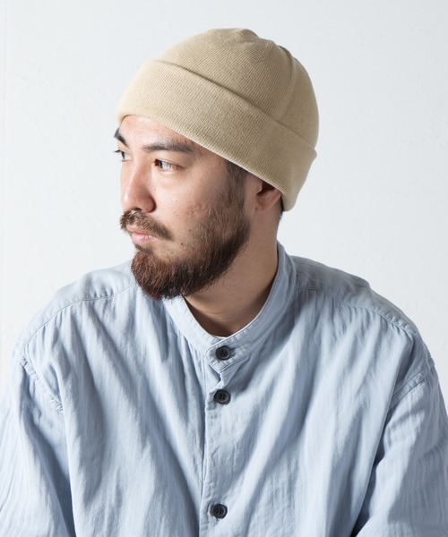 RACAL(ラカル)の「Reversible HG Knit Watch / リバーシブルホールガーメントニットワッチ(ニットキャップ/ビーニー・メンズ・ベージュ/ピンク/ネイビー/グレー/オリーブ・FREE)」の6枚目の写真