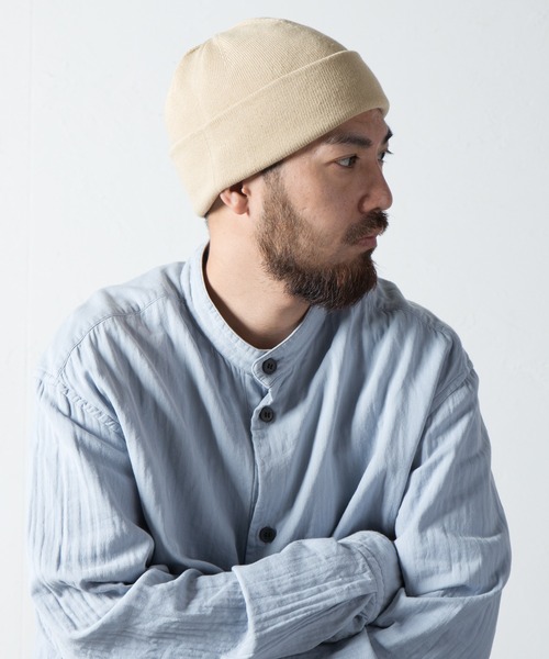 RACAL(ラカル)の「Reversible HG Knit Watch / リバーシブルホールガーメントニットワッチ(ニットキャップ/ビーニー・メンズ・ベージュ/ピンク/ネイビー/グレー/オリーブ・FREE)」の16枚目の写真