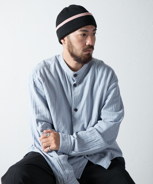 RACAL(ラカル)の「Reversible HG Knit Watch / リバーシブルホールガーメントニットワッチ(ニットキャップ/ビーニー・メンズ・ベージュ/ピンク/ネイビー/グレー/オリーブ・FREE)」の15枚目の写真