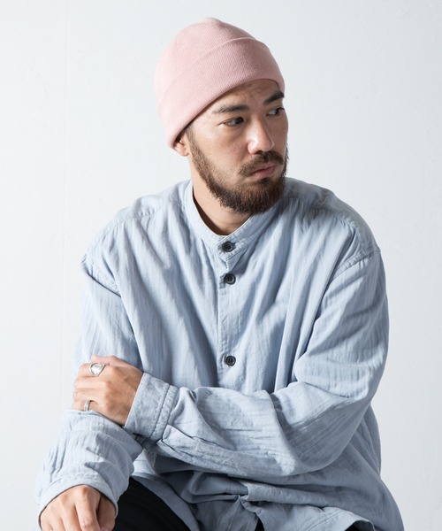 RACAL(ラカル)の「Reversible HG Knit Watch / リバーシブルホールガーメントニットワッチ(ニットキャップ/ビーニー・メンズ・ベージュ/ピンク/ネイビー/グレー/オリーブ・FREE)」の12枚目の写真