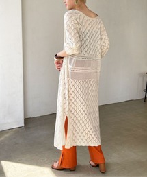 Shelly island | カギアミロングカーディガン(カーディガン/ボレロ)