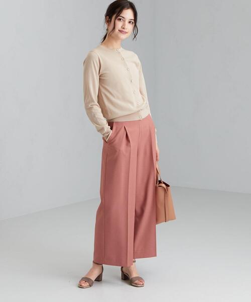 green label relaxing（グリーンレーベルリラクシング）の「[ 手洗い可能 ] D IC FPB カーディガン（カーディガン/ボレロ・レディース・ブラウン/ベージュ/ネイビー/ライトブルー/ホワイト・40/38）」の17枚目の写真