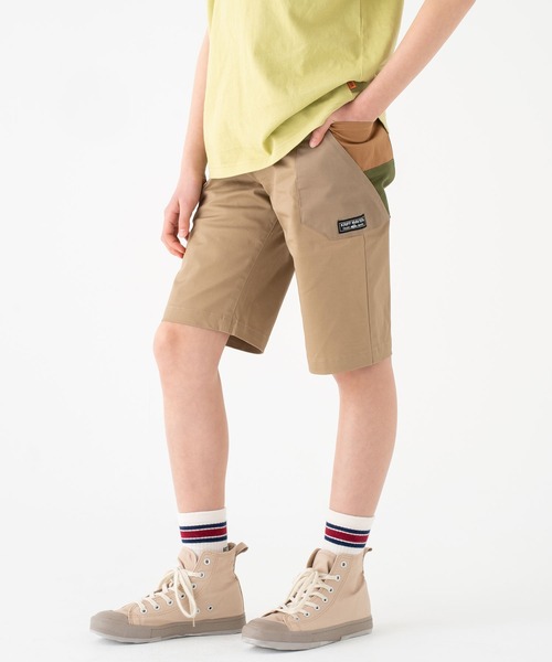 KRIFF MAYER Kid's Collection（クリフメイヤーキッズコレクション）の「さらスズポケパン（その他パンツ・キッズ・ベージュ/カーキ/ネイビー・140/150/120/170/130/160）」の2枚目の写真