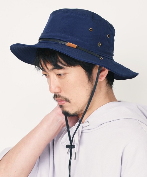 14+(イチヨンプラス)の「定番アドベンチャーハット(ハット・レディース・オレンジ/ネイビー/カーキ/ブラック/ベージュ・MEDIUM/LARGE)」の1枚目の写真