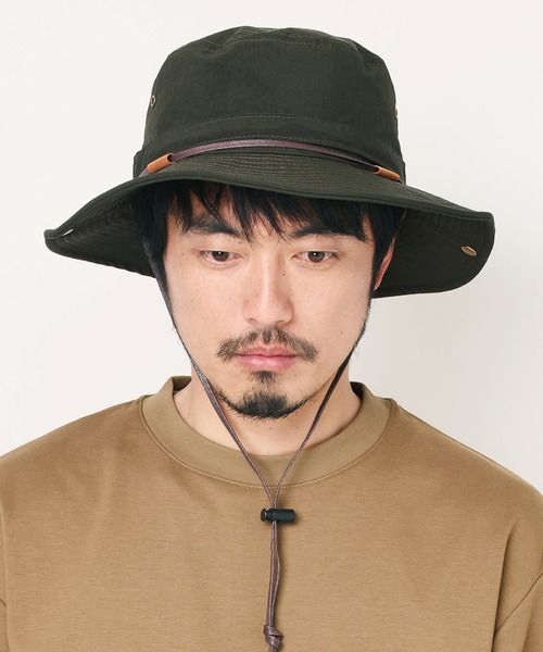 14+(イチヨンプラス)の「定番アドベンチャーハット(ハット・レディース・オレンジ/ネイビー/カーキ/ブラック/ベージュ・MEDIUM/LARGE)」の4枚目の写真