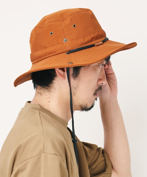 14+(イチヨンプラス)の「定番アドベンチャーハット(ハット・レディース・オレンジ/ネイビー/カーキ/ブラック/ベージュ・MEDIUM/LARGE)」の8枚目の写真