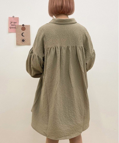 apres jour(アプレジュール)の「リップルクロスルーズシャツ【ZOZOTOWN限定アイテム】(シャツ/ブラウス・レディース・ライトベージュ/ブラウン系その他/カーキ・フリー/X-LARGE)」の22枚目の写真
